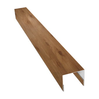 картинка Планка П-образная заборная 24 0,45 Print Premium Pine Wood Fresh (3м) Центр Кровли