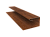 Планка П-образная завершающая сложная (КД) 0,45 Print-Double Premium Golden Wood Fresh (2м) Центр Кровли