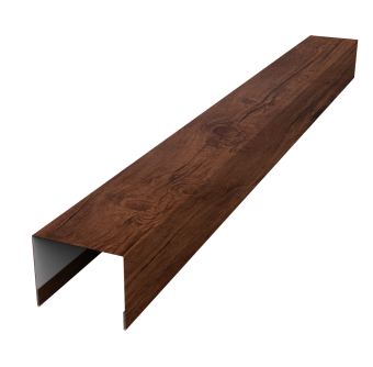 картинка Крышка для забора жалюзи Palermo 0,45 Print-Double Premium Cherry Wood Fresh (2,5м) Центр Кровли