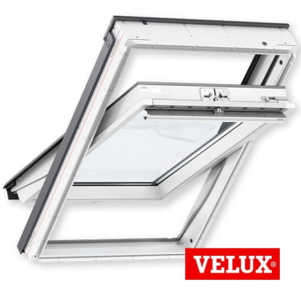 картинка Окно мансардное VELUX GLU 0061 55x98 (двухкамерное, ручка сверху) Центр Кровли