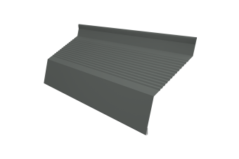 картинка Ламель забора жалюзи Milan new gofr 0,45 PE с пленкой RAL 7005 мышино-серый Центр Кровли