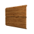 Софит ЭкоБрус new без перфорации 0,45 Print Elite с пленкой Golden Wood TwinColor Центр Кровли
