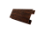 Планка H-образная Экобрус 0,45 Print Premium с пленкой Cherry Wood Dark FTC (3м) Центр Кровли