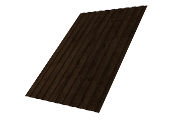 картинка Профнастил С8B v01 Grand Line 0,45 Print Elite Antique Wood TwinColor Центр Кровли