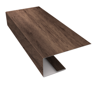 картинка J-Профиль 18мм 0,45 Print Premium Almond Wood Fresh (3м) Центр Кровли