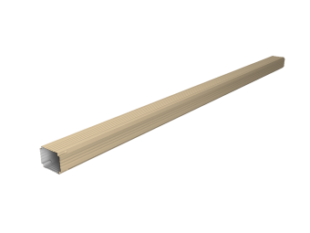 картинка Труба гофрированная Vortex Lite 76х102х3000мм PE RAL 1014 слоновая кость Центр Кровли