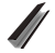 Крышка жалюзи Milan Slim 0,5 PurPro RAL 9005 черный (2,5м) Центр Кровли