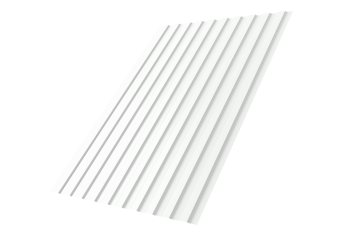 картинка Профнастил С8B v01 Grand Line 0,5 Satin RAL 9003 сигнальный белый Центр Кровли