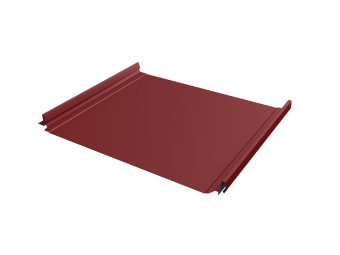 картинка Кликфальц Pro Grand Line 0,5 Satin с пленкой на замках RAL 3011 коричнево-красный Центр Кровли
