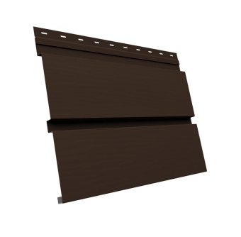 картинка Квадро брус 3D 0,5 Satin Matt TX с пленкой RAL 8017 шоколад Центр Кровли