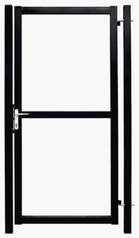 картинка Калитка Colority Zinc Lock 1,8х1 RAL 9005 Центр Кровли